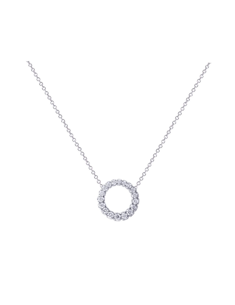 Sardà -Collar Oro Blanco con diamantes -FC3232B001