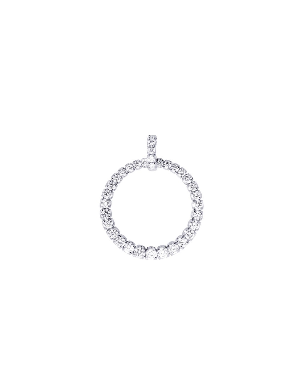 Sardà -Colgante círculo con diamantes -FP3236B001